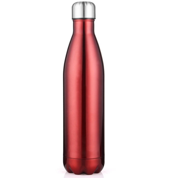 Home 500ml/750ml Water Bottles Coke Mug Stainless Steel Bottles Insulation Cups Thermoses Fashion Movement Vacuum Cup LT147