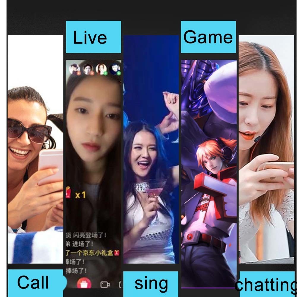 Cambiadores de voz Mini cambiador de efectos de audio portátil Compatible con Bluetooth Sonido en vivo Teléfono PC Tableta Dispositivo de altavoz 8 cambios karaoke 221101
