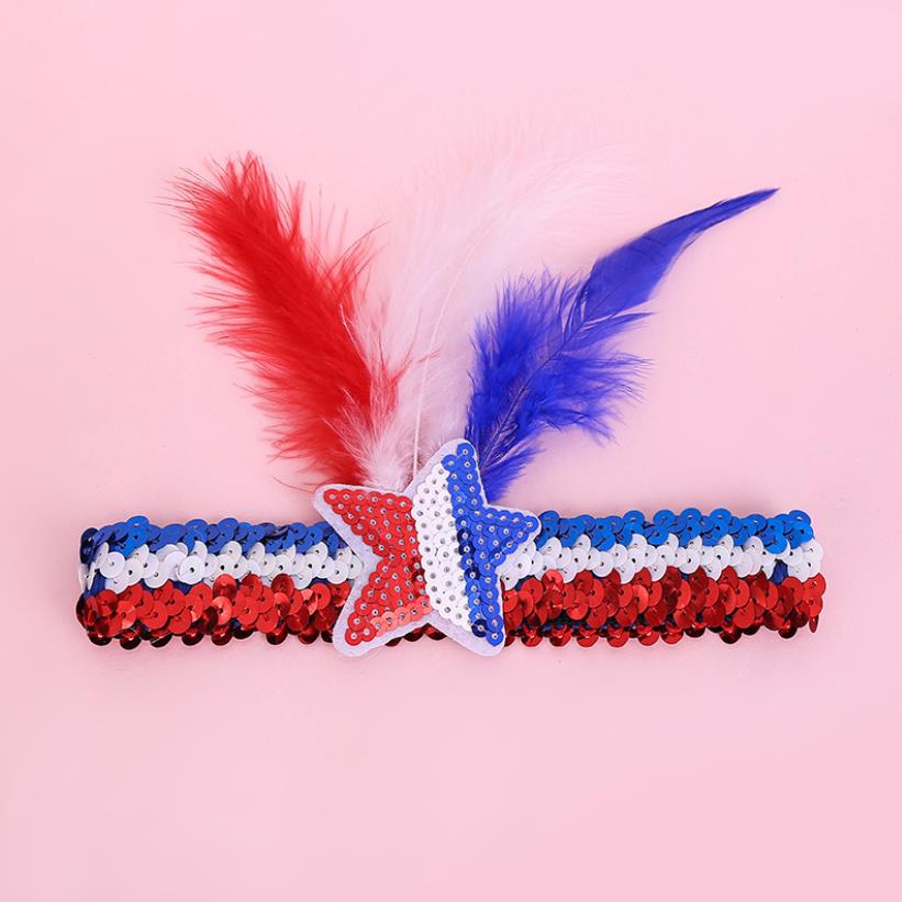 Décoration de fête 2023 Carnaval Nouveau Paillettes Bande De Cheveux Plume Chapeaux Bande De Cheveux Cross border Yeren Chapeaux Usine En Gros