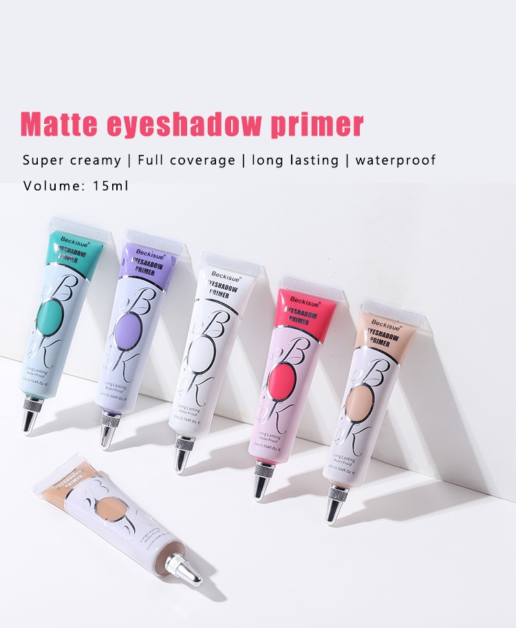 Eye Shadow Primer 6 cores duradouras ￠ prova d'￡gua de sombra l￭quida Base de maquiagem Creme olhos maquiagem