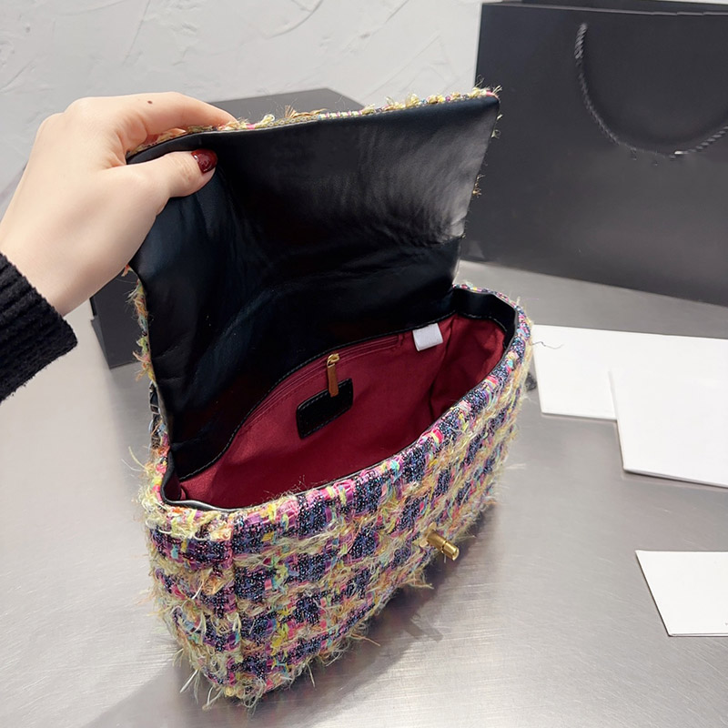 Designer väskor kedja tygväska handväskor mode crossbody väskor kvinnor axel messenger purses canvas clutch klaff plånbok