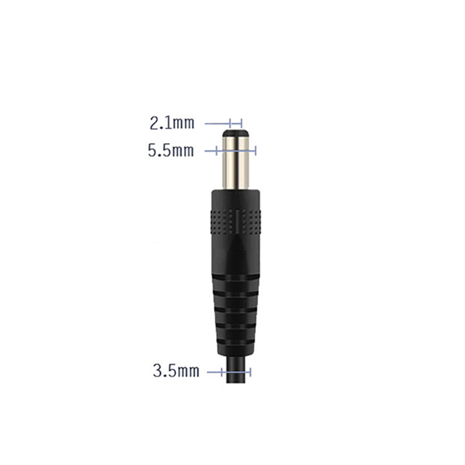 Cavi di alimentazione da USB a DC5,5 mm Cavo di alimentazione caricabatterie da 5 V Connettore rapido a barilotto da 5,5 / 2,1 mm MP3 / MP4