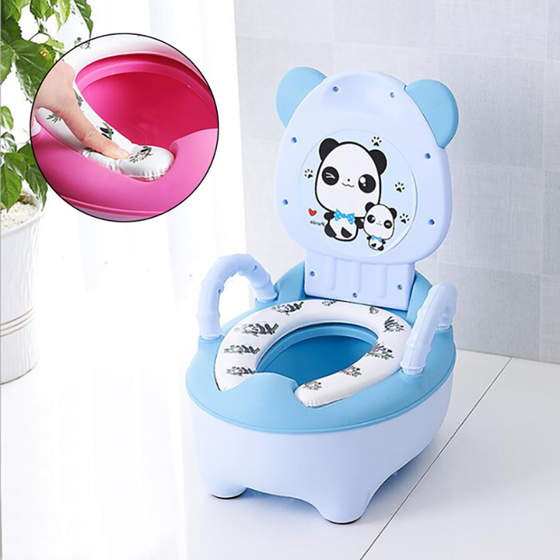 Pokradzki siedzenia toaleta dla dzieci dla dzieci trening Dziewczyny Portable Portable Bedpan Wygodne oparte na kreskówce 221101