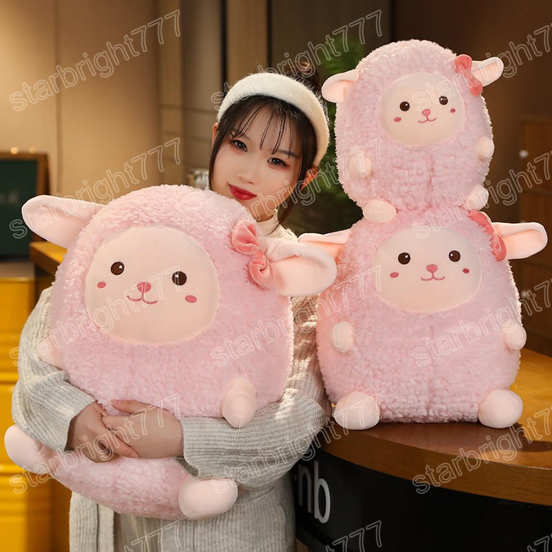 Cute Chubby Fat Sheep Giocattoli di peluche Peluche Agnello Bambola Cuscino morbido Baby Kids Girls Kawaii Regalo di compleanno Decorazione della stanza del divano