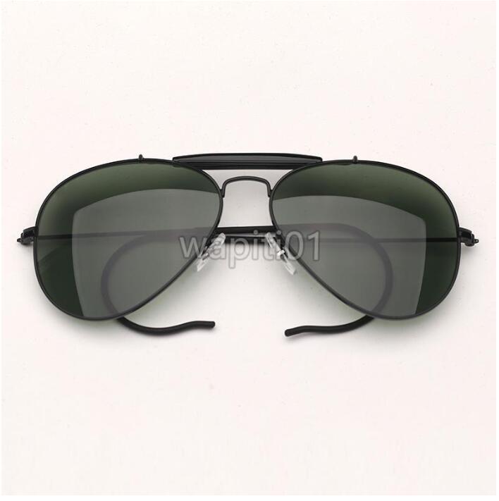 Lunettes de soleil créatrices de style aviation en métal mode Unisexe Vintage Classic Brand Design Sun Glasses Oculos de Sol Gafas Superior Qual2087