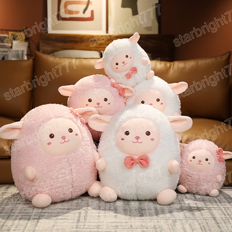 Cute Chubby Fat Sheep Giocattoli di peluche Peluche Agnello Bambola Cuscino morbido Baby Kids Girls Kawaii Regalo di compleanno Decorazione della stanza del divano