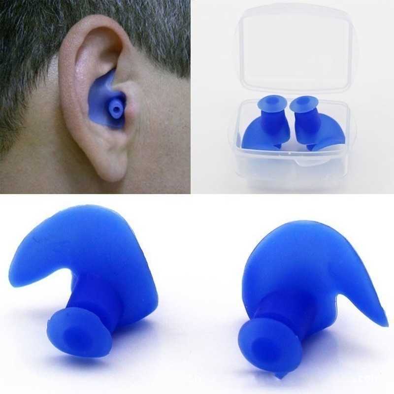 Tappi le orecchie in silicone Isolamento acustico Protezione le orecchie Anti rumore Dormire Russare Riduzione del rumore Tappi le orecchie da nuoto