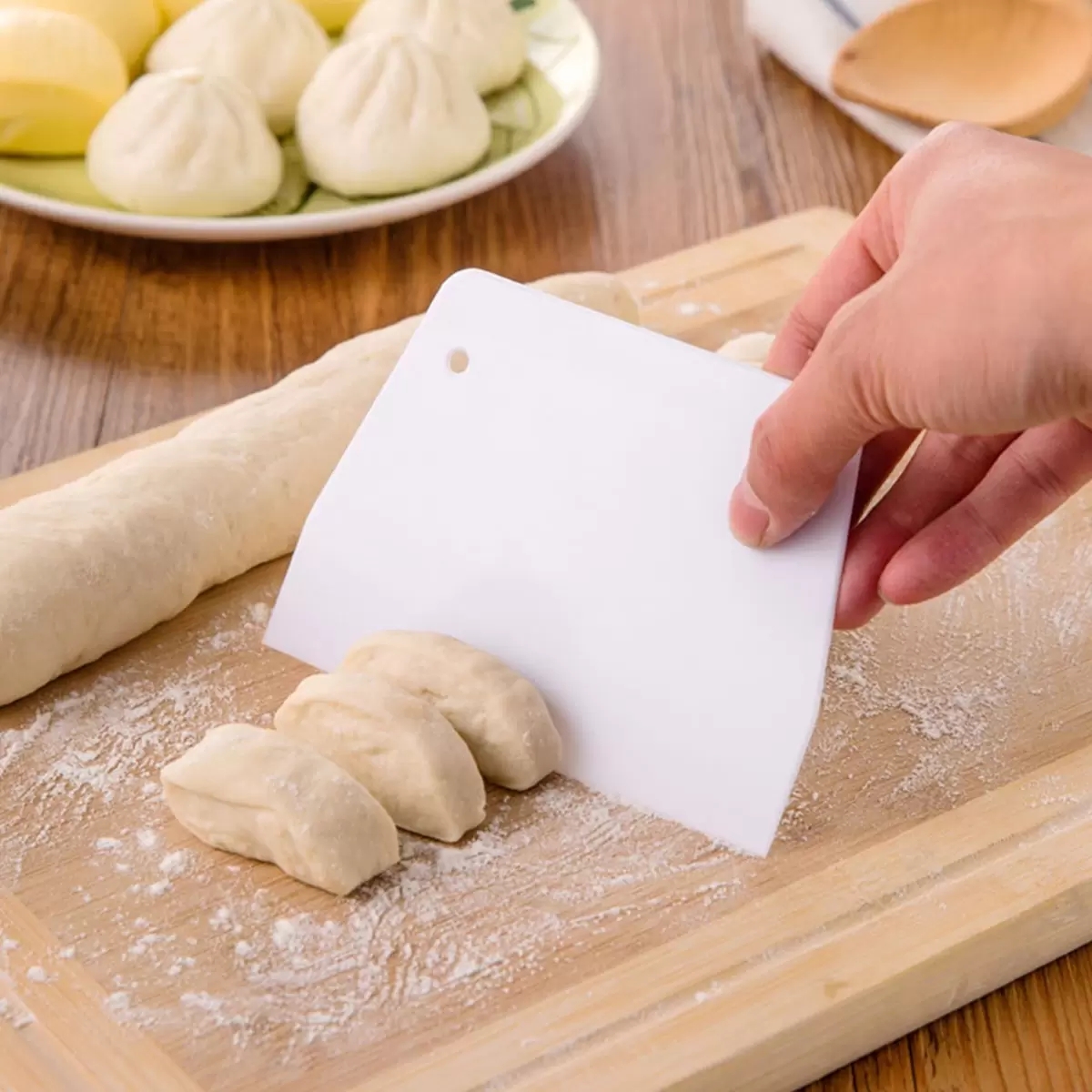 Planches écologiques, coupe-pâte à Pizza, trancheur de pâtisserie, lame de grattoir pour gâteau, pain, outil de cuisine, ustensiles de cuisson