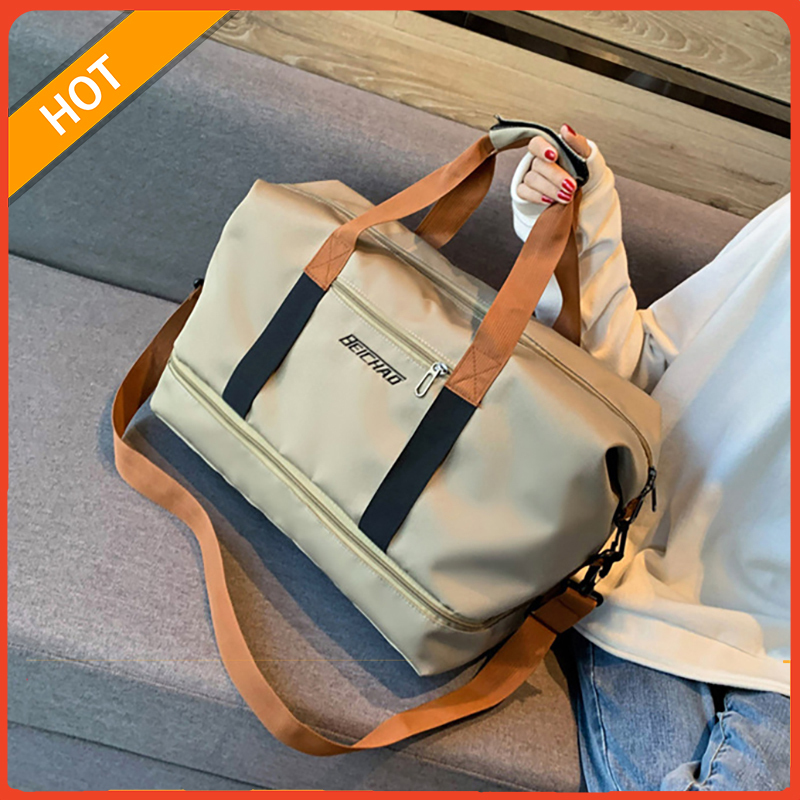 Duffel Bags Unisex Large Capacity Tote Women Weekender Travel Men Sports Shoulder Waterproof Duffle Foldable Luggage 221101272Y