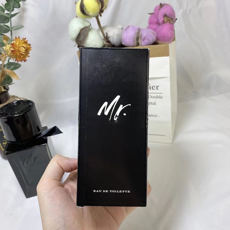 Brand Perfume Mr Men Eau Parfum 3.4 uncji 100 ml spray Woody Picy Picy Fragrance Wysoka wersja Jakość szybki statek