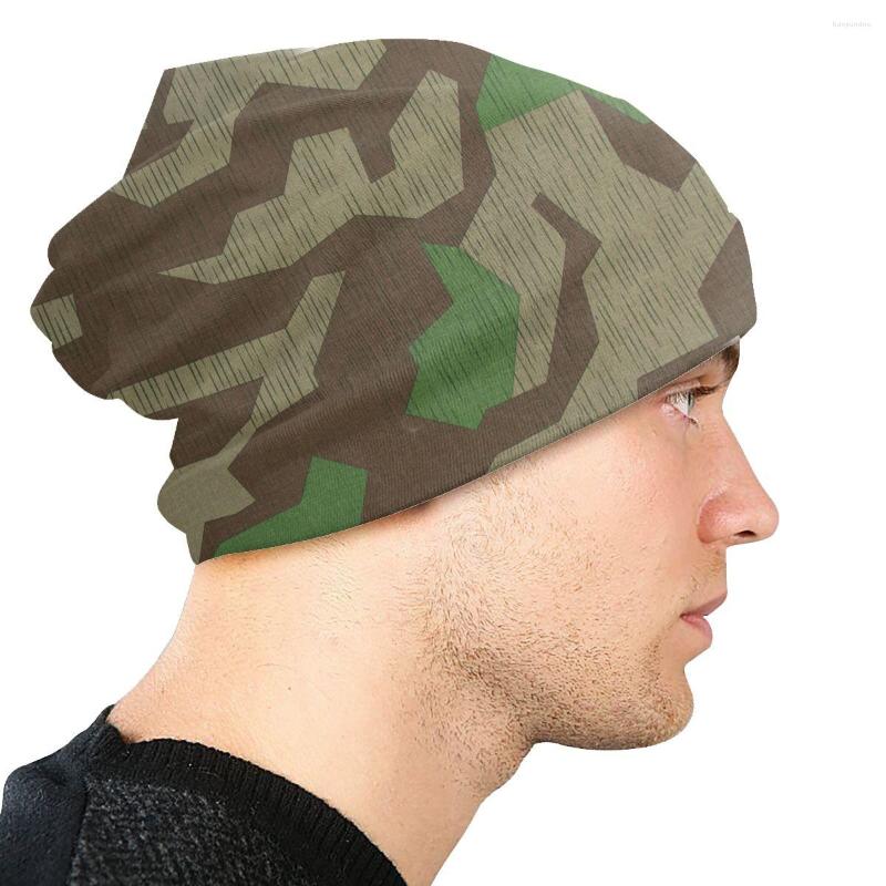 Bérets Splittertarn Camouflage Splinter Camo Skullies Bons de bonnet Unisexe Hiver Chapeau tricoté chaud ALLEMAGNE ALLEMAGNE Bonnet militaire Ha302d