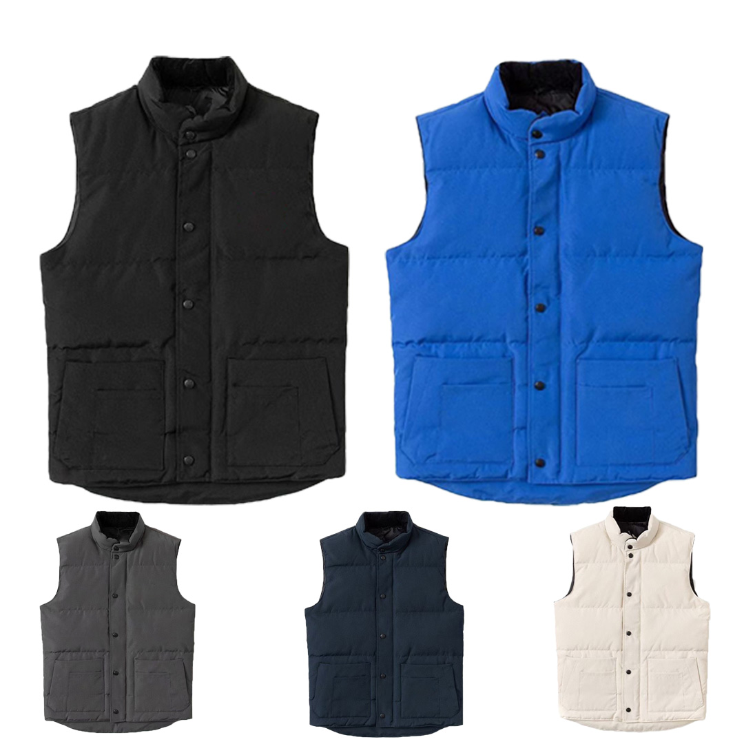 Heren Vest gilet heren designs Dames Winter Down Winddicht jack in 4 kleuren