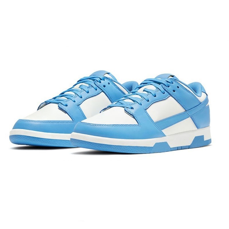 With Box Running Shoes Trainers Sports Sneakers Panda Pink Team Green White Black Georgetown Sail Coast 2022 Lows Unc Strangelove Chicago Gai Men Women