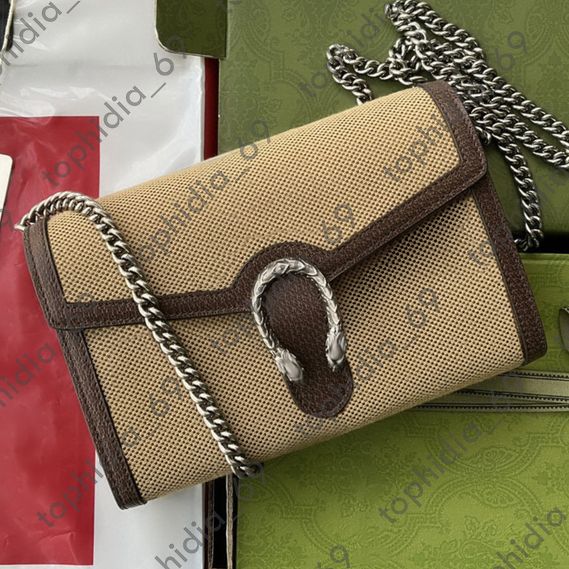 401231 Dionysus Chain Bag Wallet Bass Counter Purse Bagouch Ladies Designer Fashion Luxury Leather Original Origin