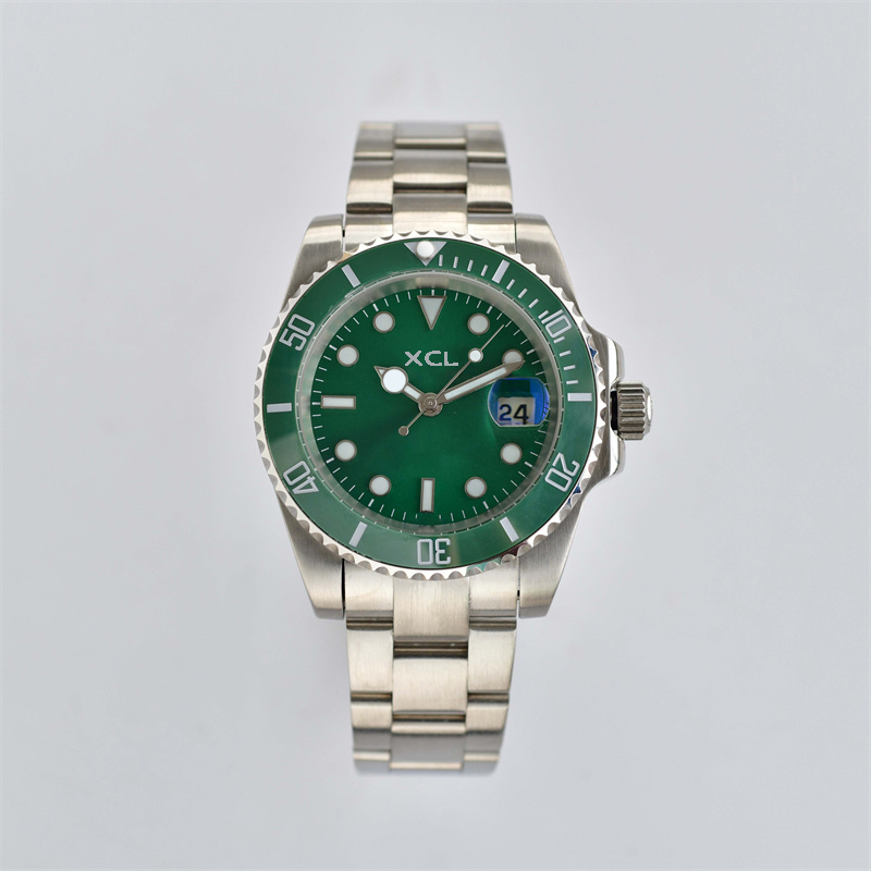 Orologi da polso 2813 orologi lussuosi da 41mm day man orologio da uomo designer di orologio verde orologio le ore di movimento Diamond Sapphire 904L in acciaio inossidabile inossidabile