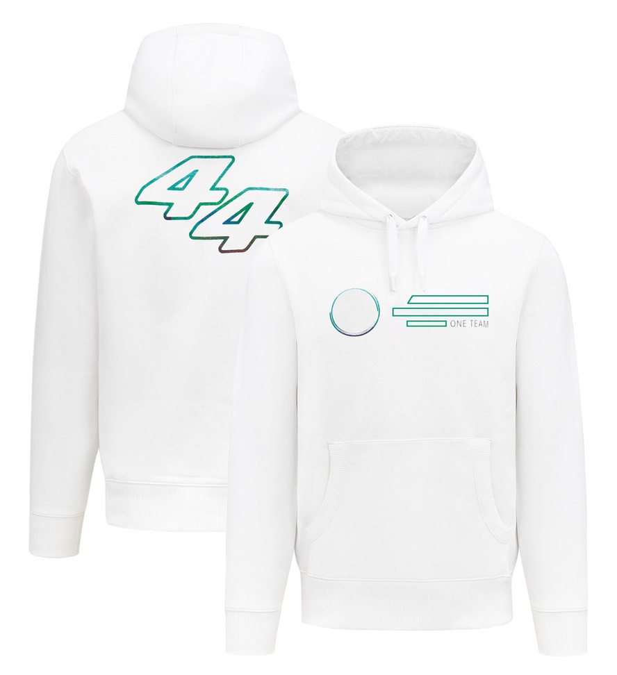 Sudadera con capucha del equipo F1, nuevo traje de carreras No. 44, sudadera con capucha informal personalizada para fanáticos de los deportes