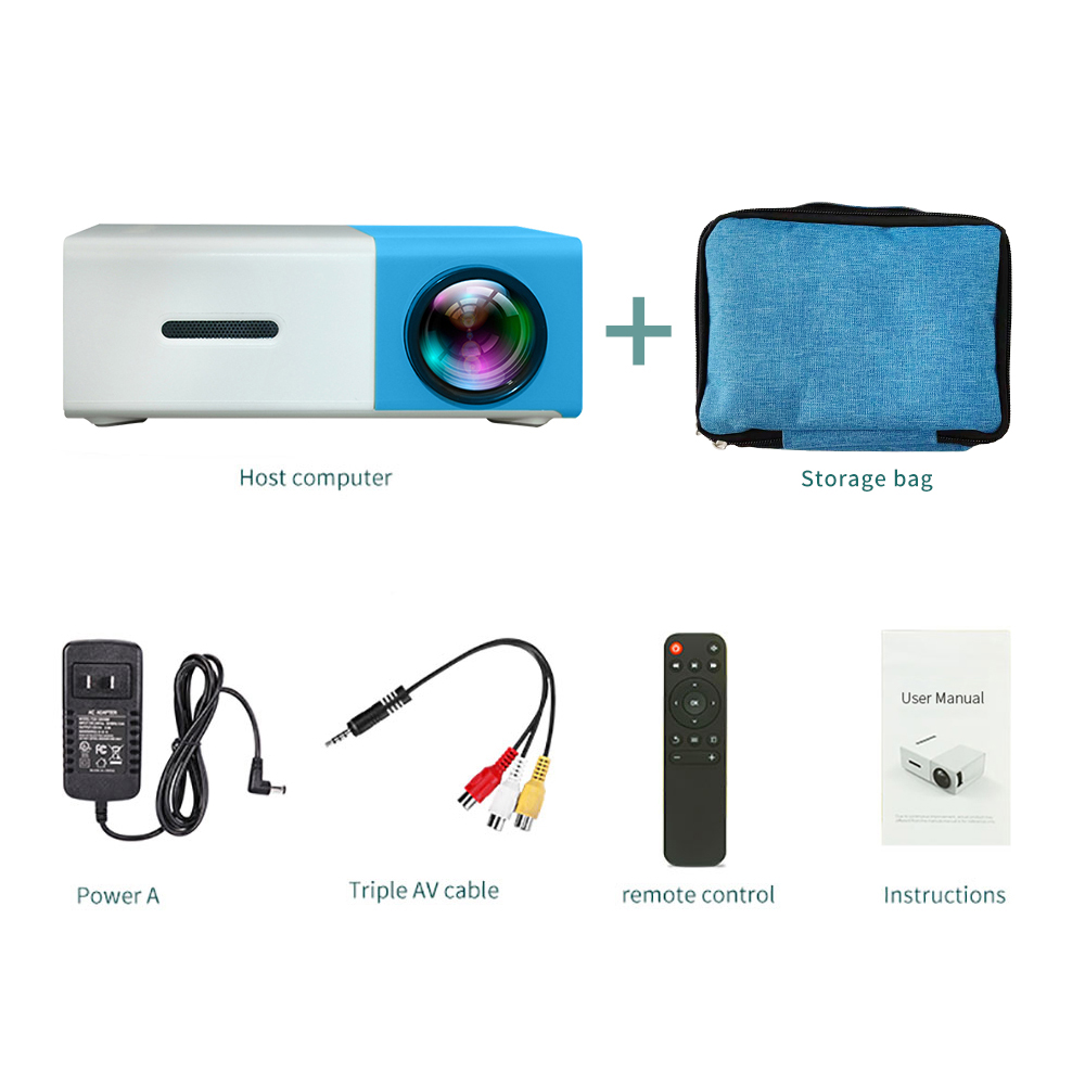 Mini Video Projector Portable TV Smart WiFi LED Projectors Full HD 1080p Movie Home Media Player