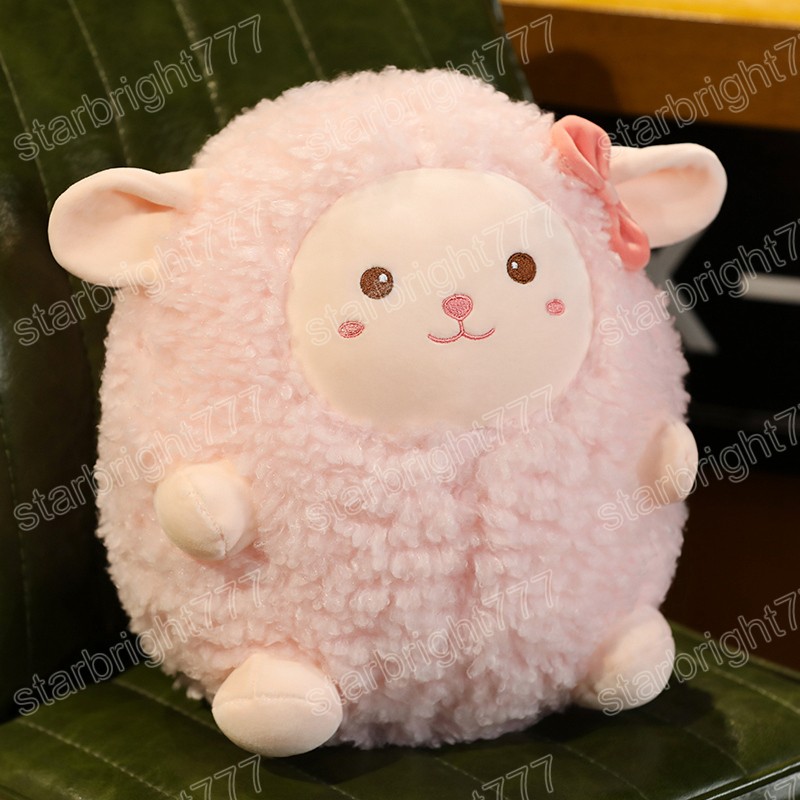 Cute Chubby Fat Sheep Giocattoli di peluche Peluche Agnello Bambola Cuscino morbido Baby Kids Girls Kawaii Regalo di compleanno Decorazione della stanza del divano