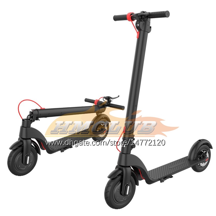 Ruota pneumatica fuoristrada Scooter elettrico ATV pieghevole 350 W 36 V / 6,5 Ah Pneumatici da 8,5 pollici Motore senza spazzole 25 km Chilometraggio IP54 Skateboard Escooter adulti Leggero E-Scooter esterni