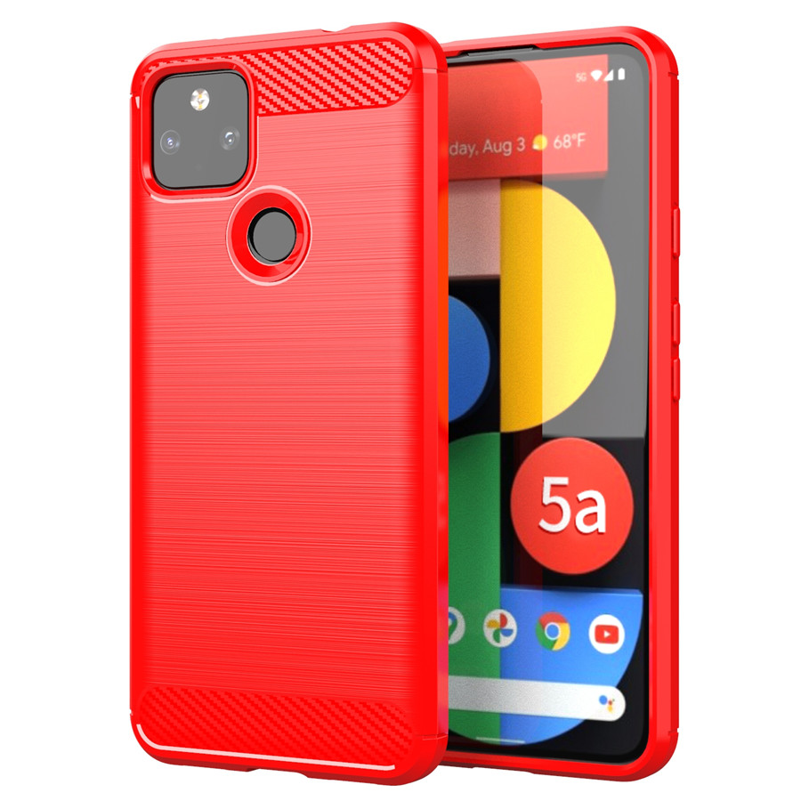 Casos telefônicos de textura escovada para Google Pixel 7 3 6 Pro 6a 5 2 xl 4 4a 5g pixel6 5a 3a 3xl 6pro capa de fibra de carbono capa de luxo