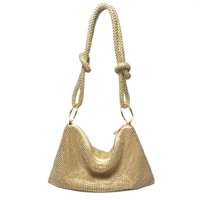 Avondtassen strass schoudertas voor vrouwen stijlvolle sprankelende handtas en tas bling hobo glanzende koppelingsfeestje bruiloft208u