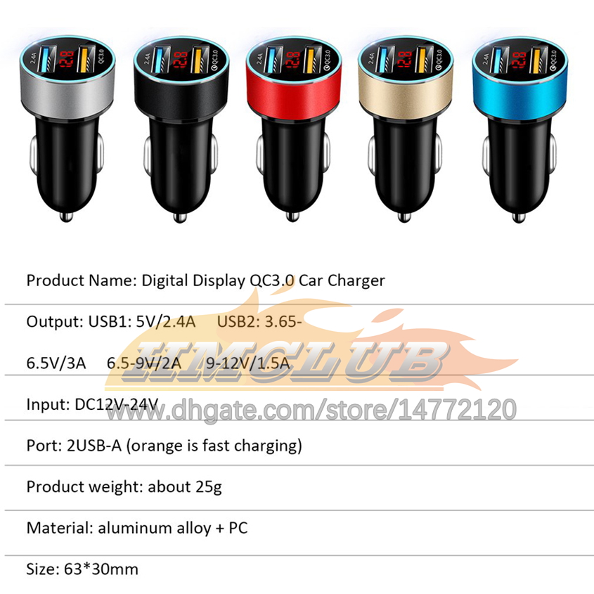 CC316 Charge Charge 3.0 Car USB Charger for Xiaomi Mi 11 10 9 T Lite Poco F3 F2 M3 X3 NFC Pro Proper Mobile Charger Type-C USB Cables