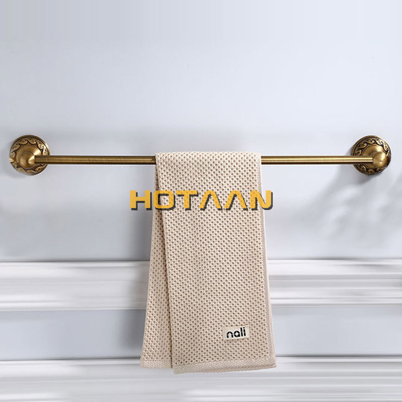 Towel Racks Antique Brass Aluminium Bathroom Accessories Set Robe hook Paper Holder Bar Soap Basket Fitting 221102