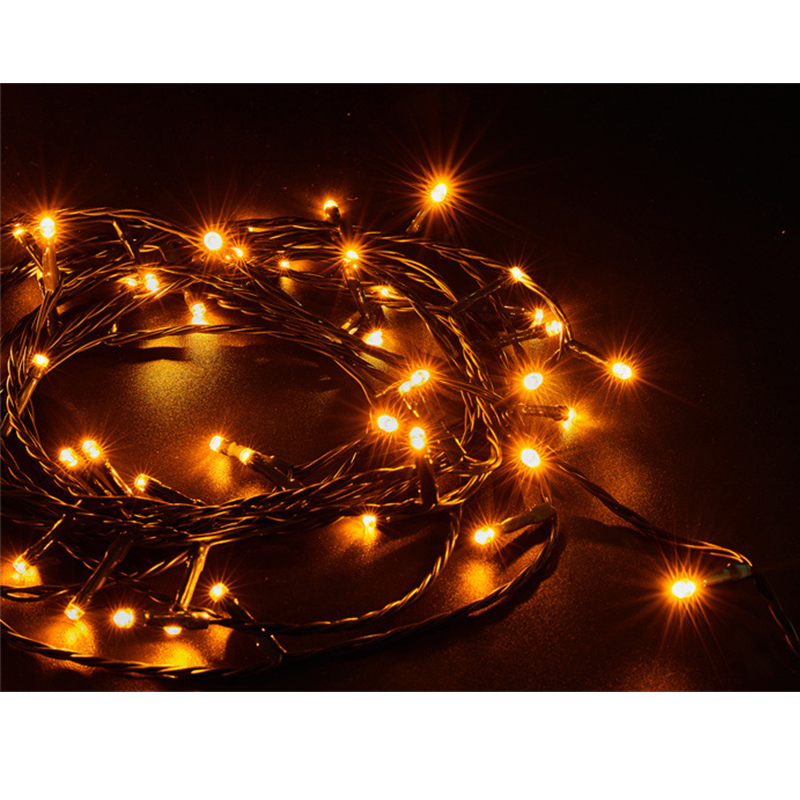 Светодиодные светильники рождественские огни 50 м 500 -й 2000 -й 100 м 1000 -lept 30 В теплый белый красочный водонепроницаемый праздник украшения