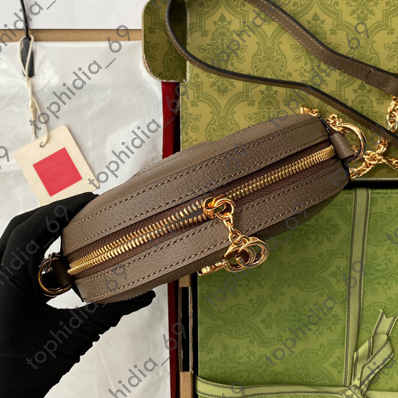 550618 Ophidia Mini cadena Bolso de hombro Bolso de hombro Demandante Fashion Luxury Leather Original Mirror Crossbody Bag Bag Bagse Messenger Bags