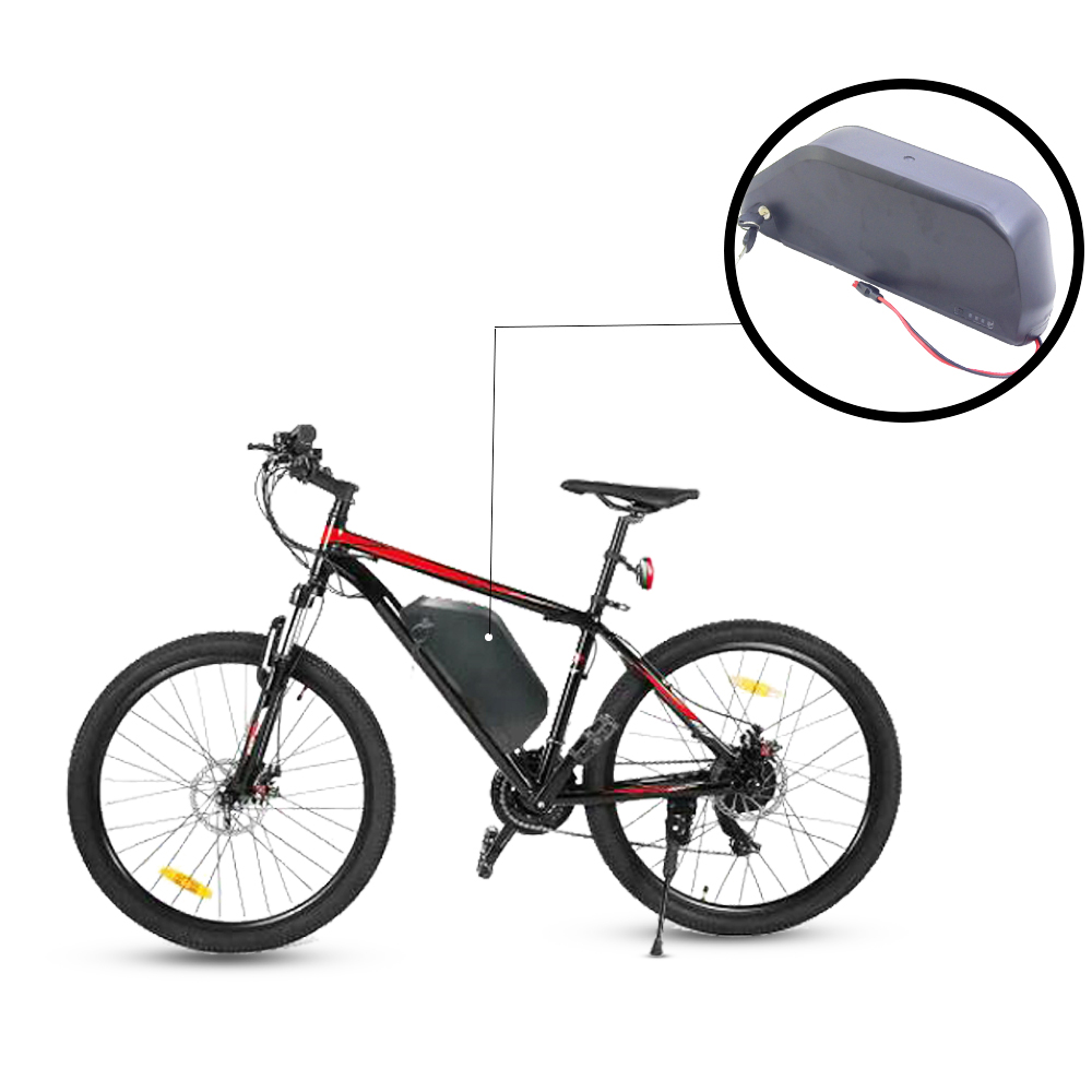 Замените 48 В 21AH Polly Down Tube Actulet 36V 28AH 31.5AH 52V 19AH 21AH для Biktrix Fat Tire Electric Bicycle с зарядным устройством 500W 750W 1000W