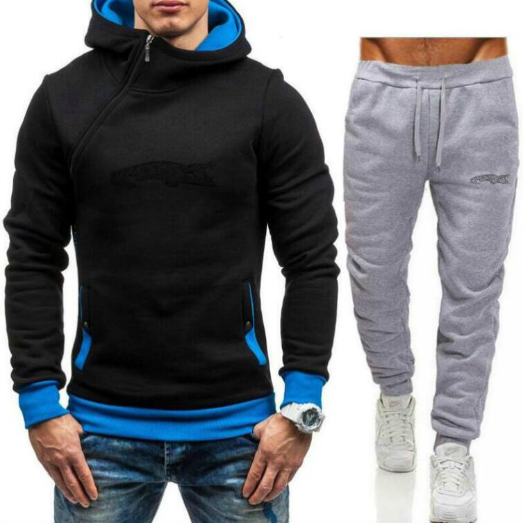 Automne Hiver survêtements concepteurs Hommes Ensembles Sweat à capuche et pantalon veste Casual Solid Color Activewear Animal Print costume designer survêtement pour hommes Set Sweatsuit