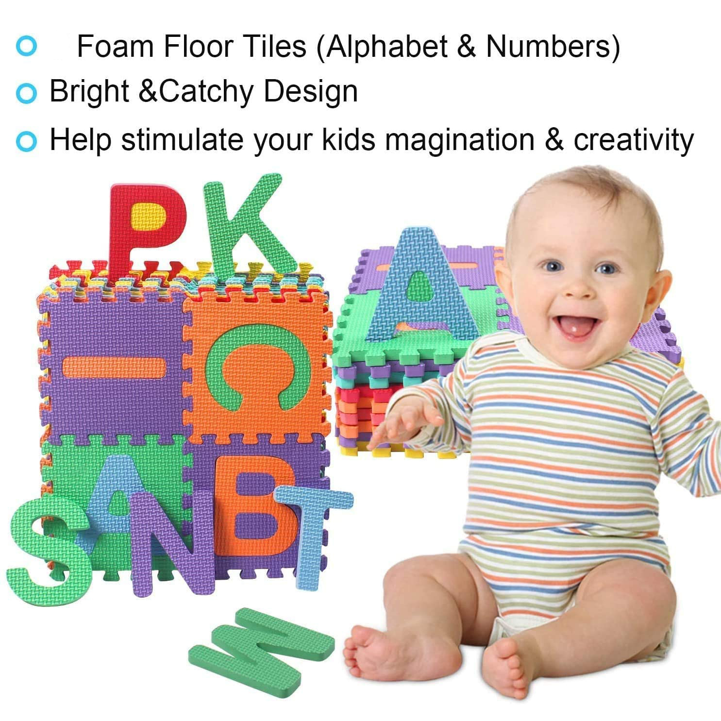 Speel matten 40 stks Kids Foam Puzzle Crawling Playmates Educatief speelgoed voor Toddlers Kinderen Soft Pad Roombenodigdheden Eva Children's Mat 221103