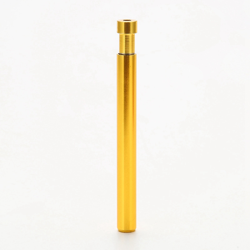 Smoking Colorful Aluminium Pipes Dry Herb Tobacco Cigarette Holder Catcher Taster Bat Spring Expansion Telescoping Mini Filter Dugout One Hitter Digger Tip