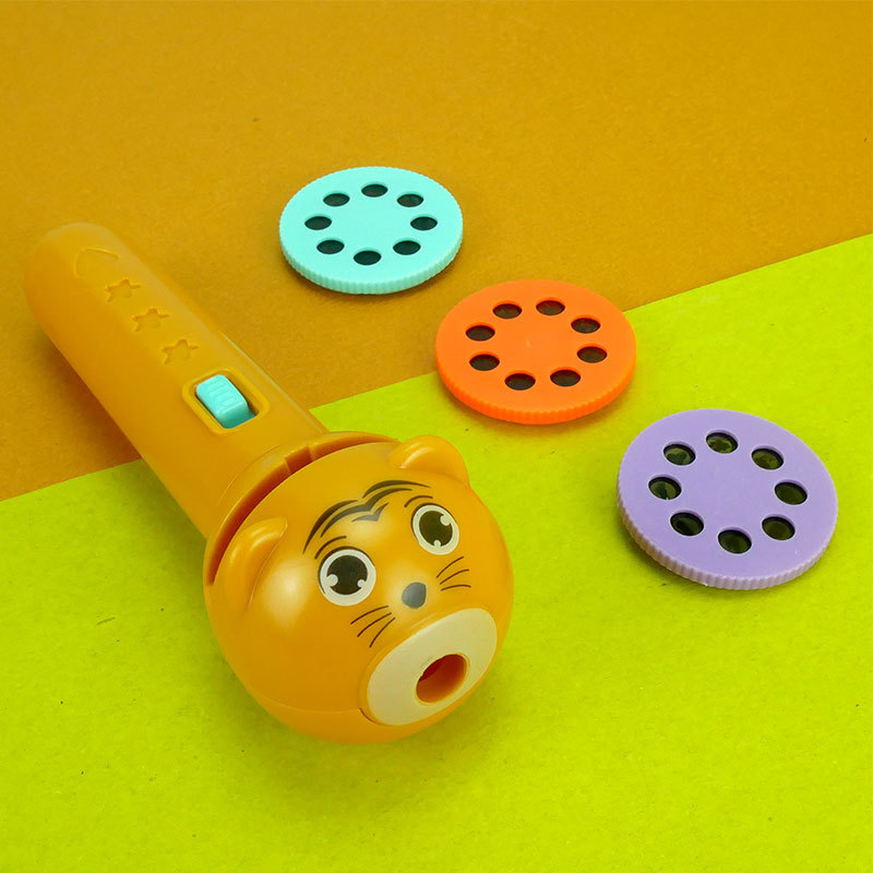 LED Early Education Projector Sticks Sticks Lanterna Projetores de tocha Brinquedos de lâmpada para crianças de feriado de feriado de Natal Toy D59