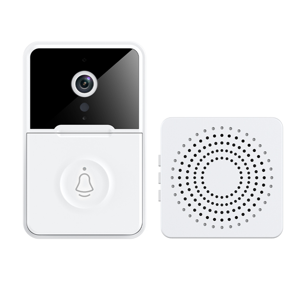 Wireless Video Doorbell Camera WiFi Outdoor HD Camera Security Door Bell Night Vision Intercom Voice Change For Smart Home Monitor Doorbells