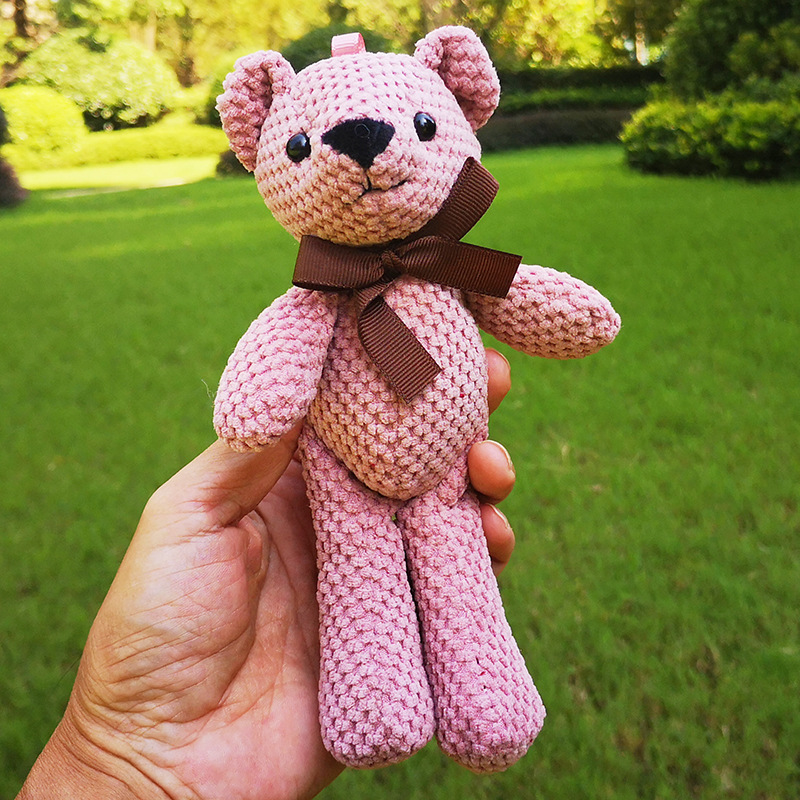 F￶delsedagsbr￶llopsfest dekoration ananasbj￶rn fylld plysch teddy leksaker s￶t kl￤nning kanin pendellockor g￥vor 20 cm