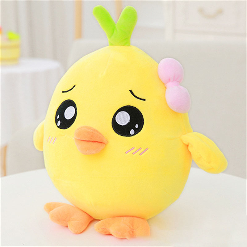 25 cm piccolo pollo giallo peluche farcito bambola di pollo in piedi pulcino carino cuscino del divano cuscino in peluche bambini regalo di compleanno