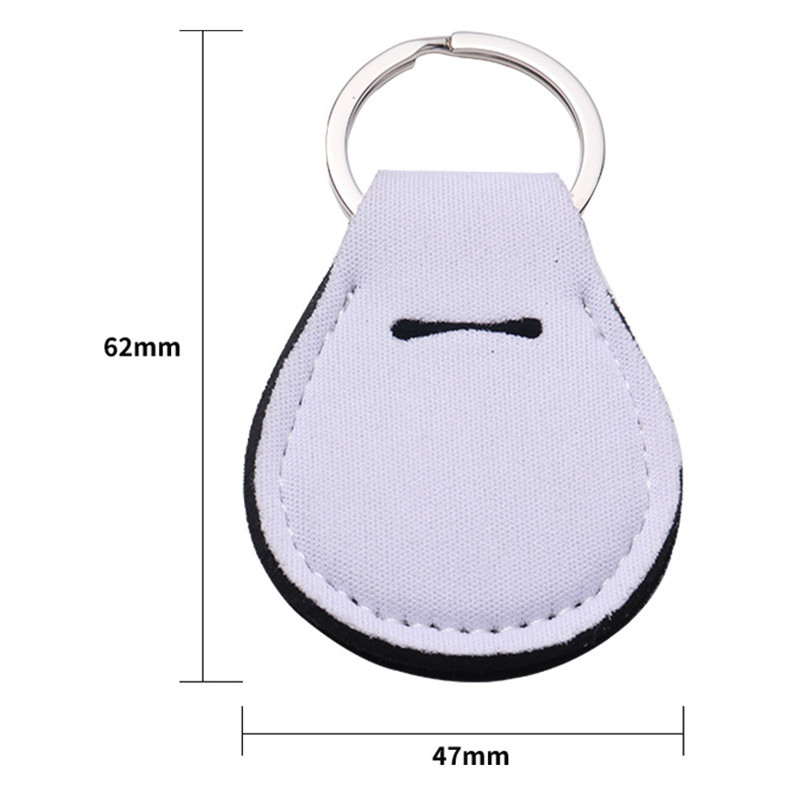 2022 New DIY Sublimation blank keychains Neoprene Materials Hand Sanitizer Bottle Cover designer keychain Lover Keychains Car Key Ring for Woman Man Friend Gift