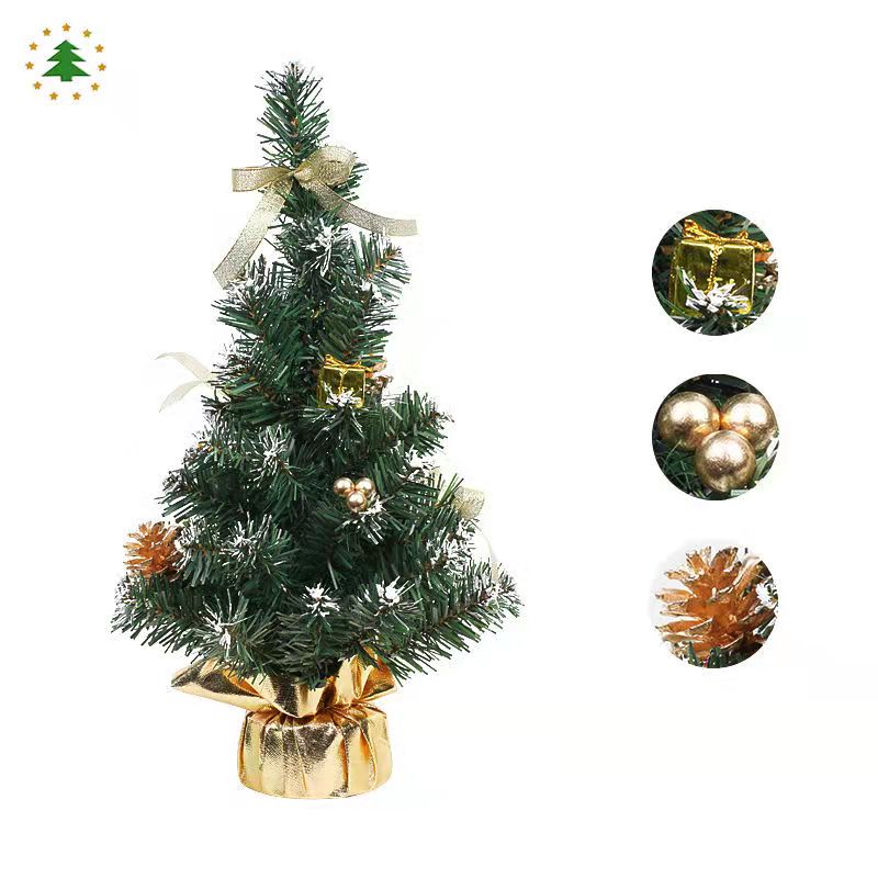 20/30/40cmクリスマスデコレーションデスクトップウィンドウミニクリスマスツリーポット植物シーンスペシャル価格