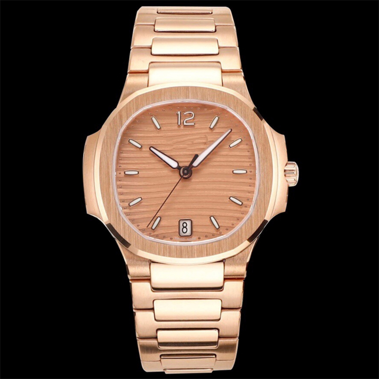 ZF 7118 Montre de Luxe Mężczyźni zegarki 35.2x8.62mm 324SC Ultra-cienki automatyczny ruch mechaniczny 18K Gold Stal Stael Luksusowe zegarki