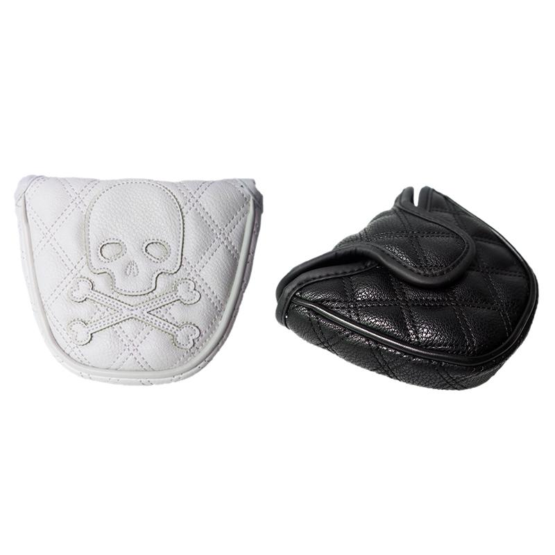 Other Golf Products Putter Cover Skull Head cover PU Leather Magic Tape For Mallet Blade Club Protector 2211044816522