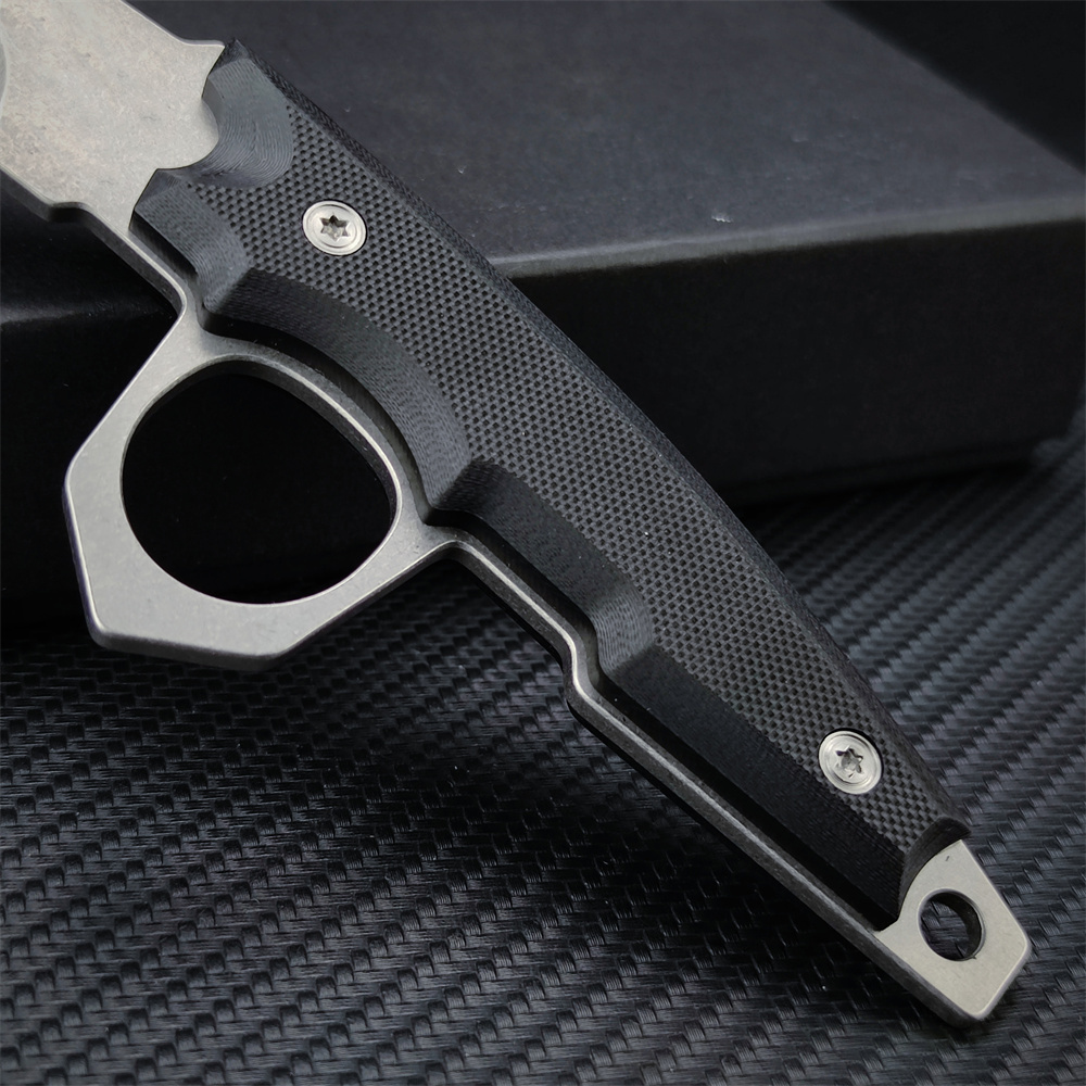 Tactical Fixed Blade Edc Knives 7cr13mov Sharp Blade G10 Gatles sur la survie