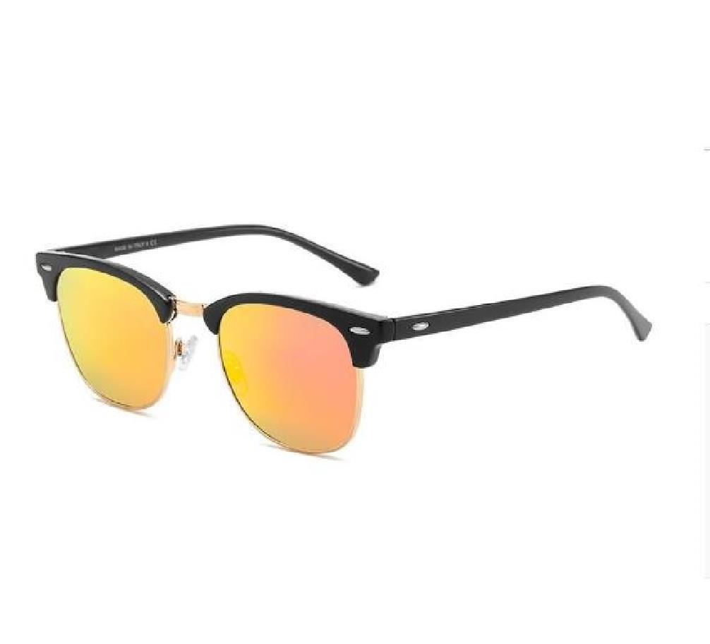 Luxe merk zonnebril klassieke ontwerper gepolariseerde glazen mannen dames piloot band zonnebril UV400 brillen sunnies metaal frame polaroid lens