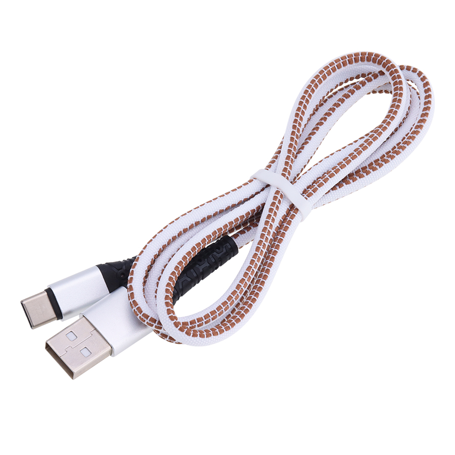 Nylon USB Type C Kabels Draad 1M Micro Synchronisatie Gegevenslader Nabel snel opladen voor Samsung S10 Xiaomi Telefoon Android Charge Line