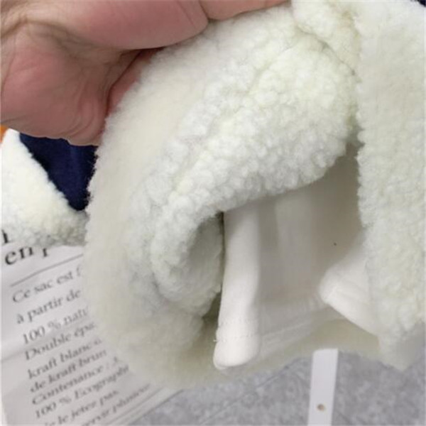 2022 Winter Casual Children's Boys' Thickened Jackets Kids' Plush Woolen Warm Jacket Top New Korean Fashion Lapel Baby Lamb Hair Coats