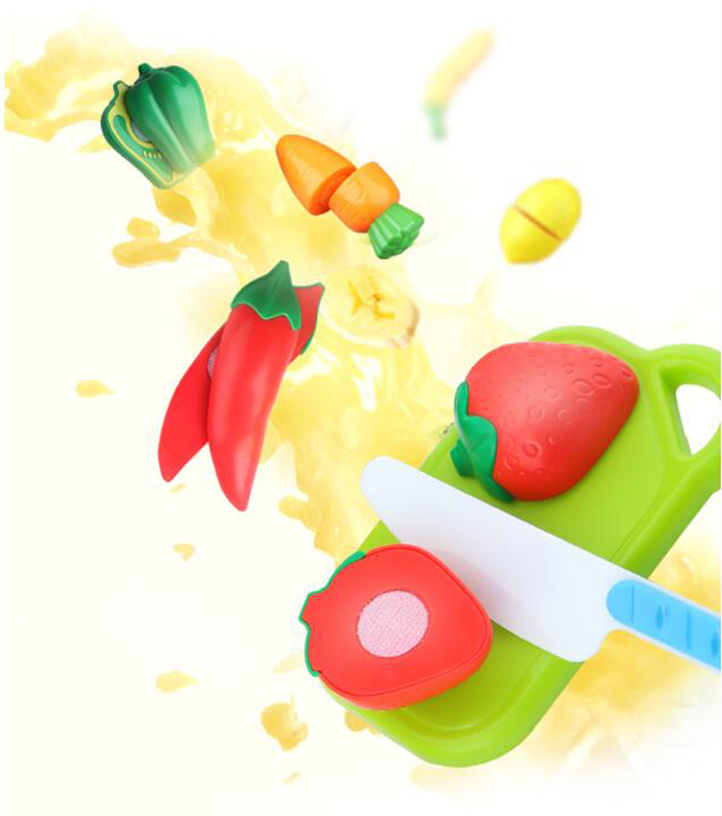 Kitchens Play Food Children Educational Gift Pretend Set Plastic Toy DIY Cake Cutting Fruit Vegetable s 221105