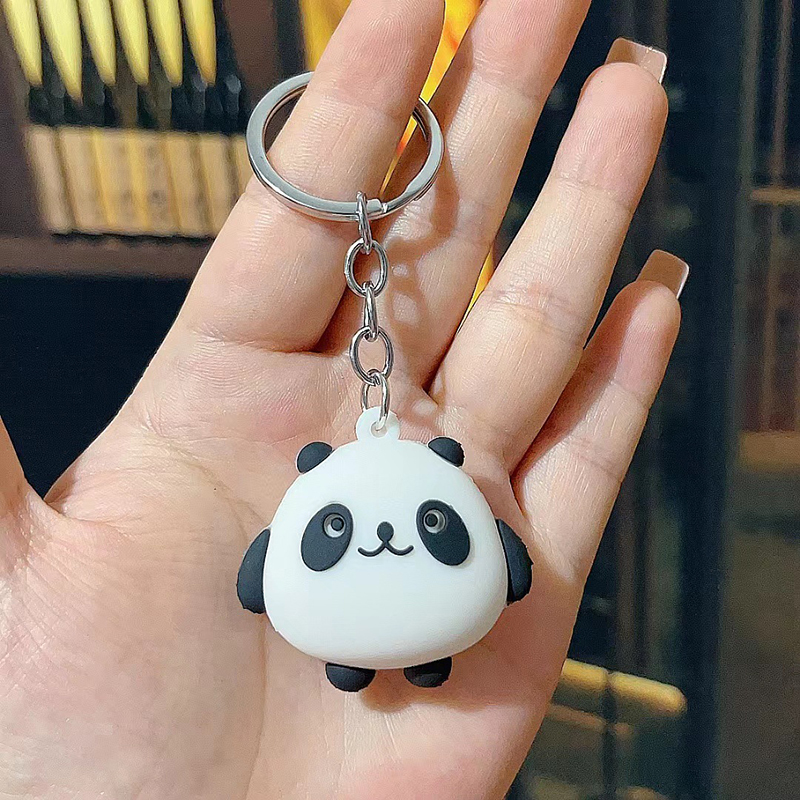 Animal Panda Keychain Cartoon Keychains Doll Pendant Case Bag Decorative Keyring Key Chain