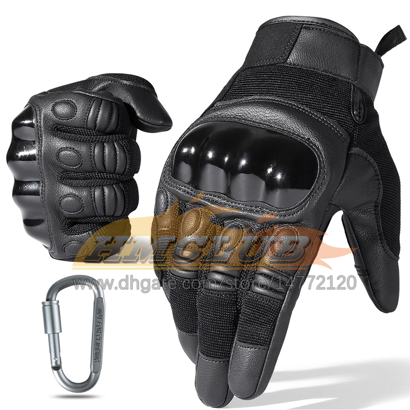 ST1 Touchscreen PU Leder Motorrad Vollfinger-Handschuhe Schutzausrüstung Racing Pit Bike Reiten Motorrad Moto Motocross Enduro