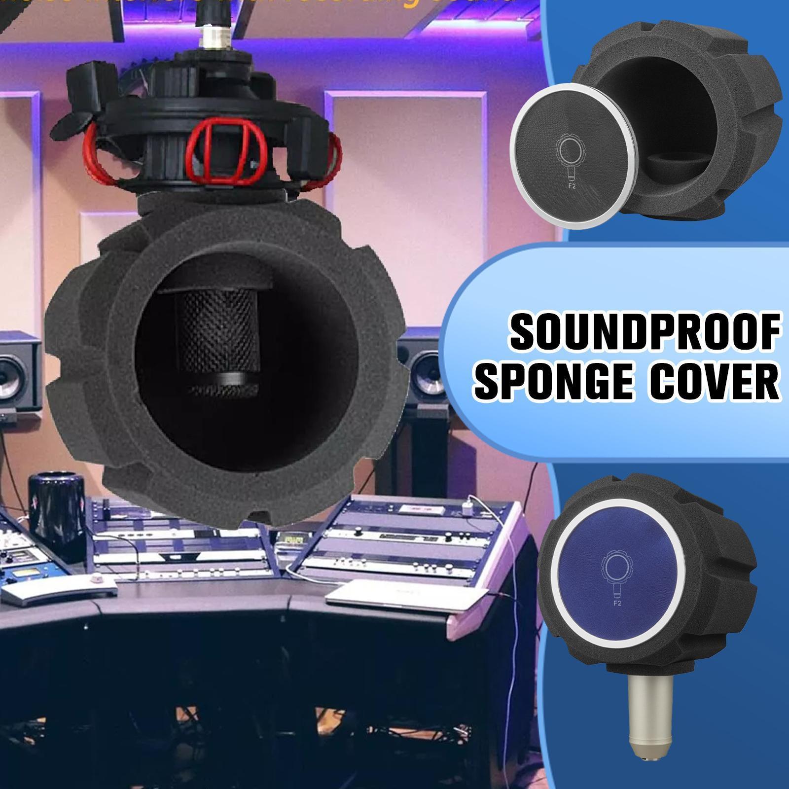Autres accessoires A V pour 45 60 mm f2 Microphone Screen acoustique Filtre Professionnel En pare-brise Inonceproom Noise Cover Recording Recording Record 221105