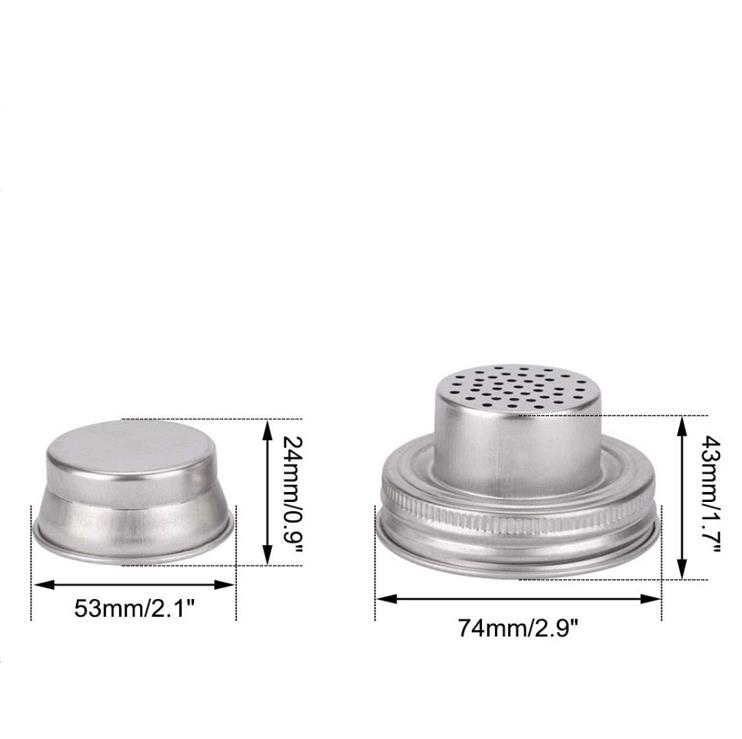 Крышка для шейкеров масоны для масона крышка из нержавеющей стали для обычных банок на банки ржавата ржавария коктейль -шейкер сухой руб sn119